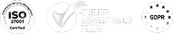 ISO 27001 Certified, Cyber Essentials Plus, GDPR